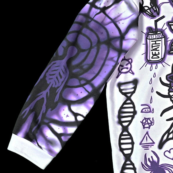 pullover on dark background