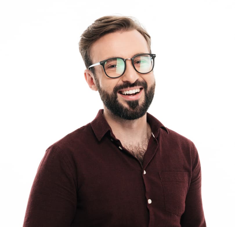 smiling man