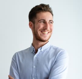 smiling man